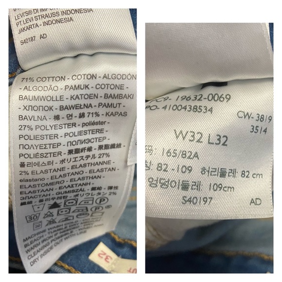 Levi’s 315 Shaping Bootcut Denim Jeans Blue - Picture 15 of 16